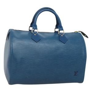 Louis Vuitton Blue Satchel
